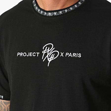 Project X Paris - Ensemble Tee Shirt Oversize Et Short Jogging 2210218 2240218 Noir