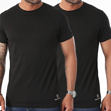 Sergio Tacchini - Set van 2 T-shirts 39490436 Zwart