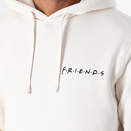 Friends - But First Sudadera con capucha Coffee Back Beige