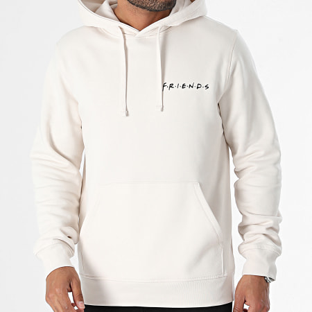 Friends - But First Sudadera con capucha Coffee Back Beige