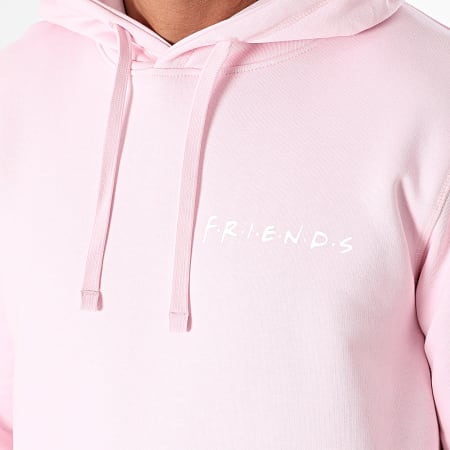 Friends - But First Coffee Back Sudadera con capucha rosa