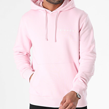 Friends - Maar eerst koffie terug Hoodie Roze