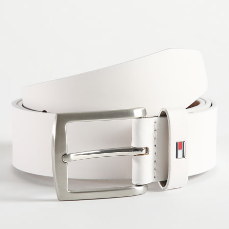 Tommy Hilfiger - Nuevo Denton 8360 Cinturón Blanco