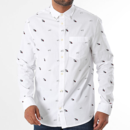 Tommy Jeans - Critter 9521 Camisa Manga Larga Blanca