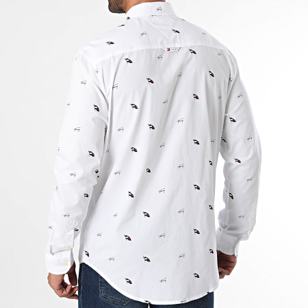 Tommy Jeans - Critter 9521 Camisa Manga Larga Blanca