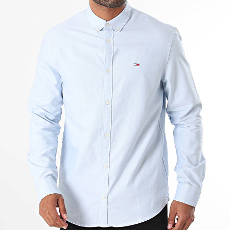 Tommy Jeans - Entry Oxford Camisa Manga Larga 9134 Azul Claro