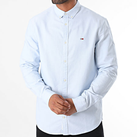 Tommy Jeans - Entry Oxford Camisa Manga Larga 9134 Azul Claro