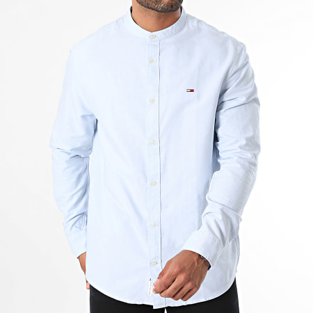 Tommy Jeans - Oxford overhemd met lange mouwen 9523 Lichtblauw