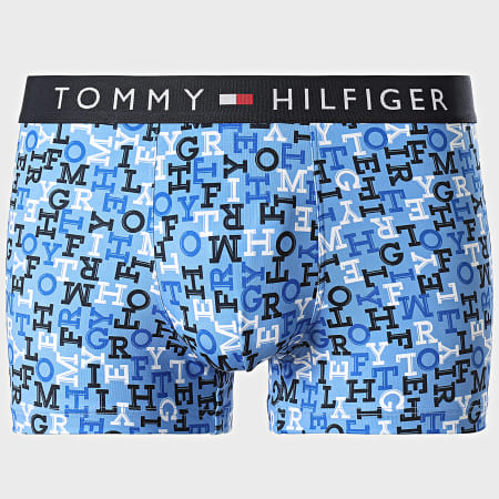 Tommy Hilfiger - Boxer 2854 Blanc Noir Bleu Roi Bleu Clair