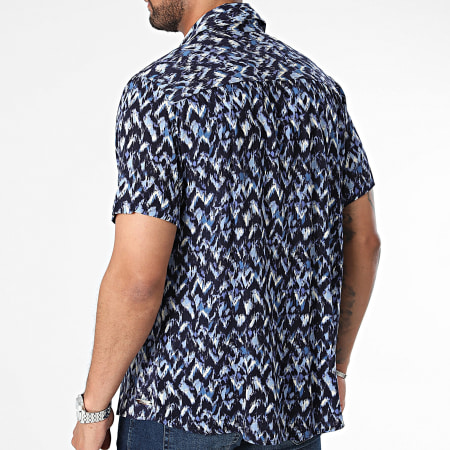 Zelys Paris - Marineblauw shirt met korte mouwen