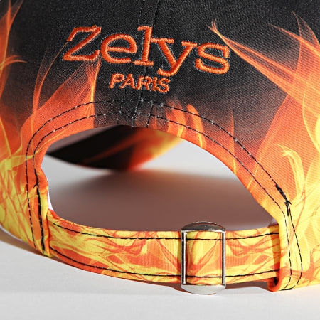 Zelys Paris - Fire Cap Negro Naranja Amarillo