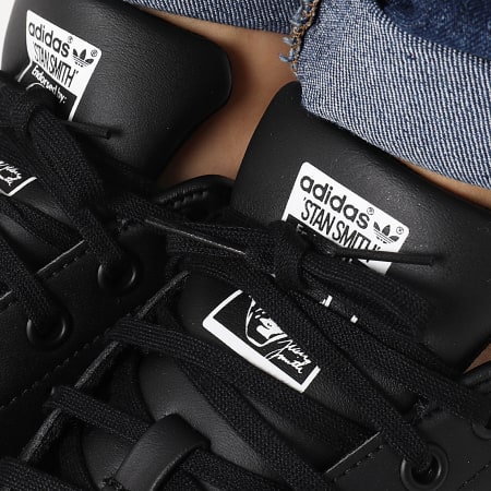 Adidas Originals - Baskets Femme Stan Smith J FX7523 Core Black Footwear White