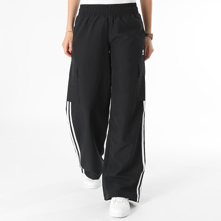 Adidas Originals - Pantaloni cargo a 3 strisce da donna JF1292 Nero