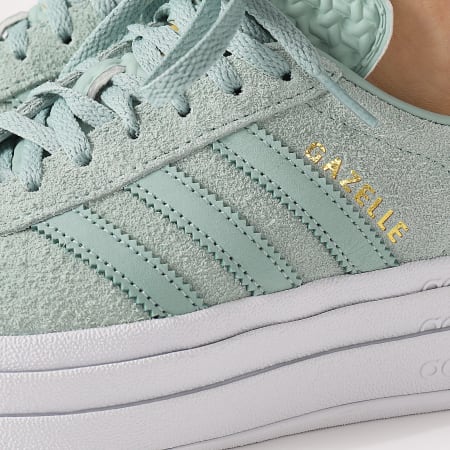 Adidas Originals - Baskets Femme Gazelle Bold W IG4381 Hazy Green Footwear White