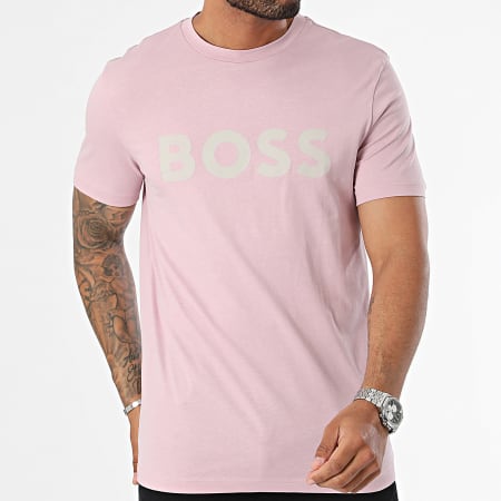 BOSS - Tee Shirt Thinking 1 50481923 Rose