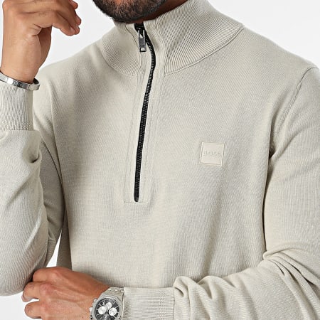 BOSS - Kanobix Sweater met rits 50494387 Beige