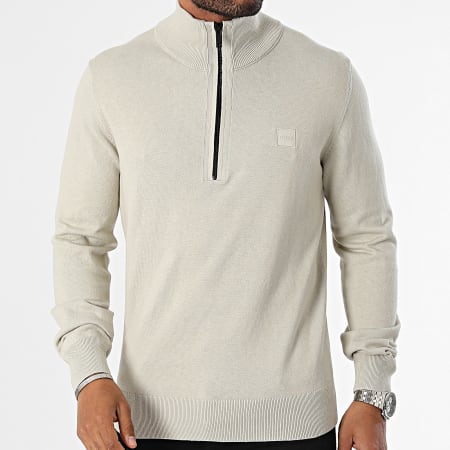 BOSS - Kanobix Sweater met rits 50494387 Beige