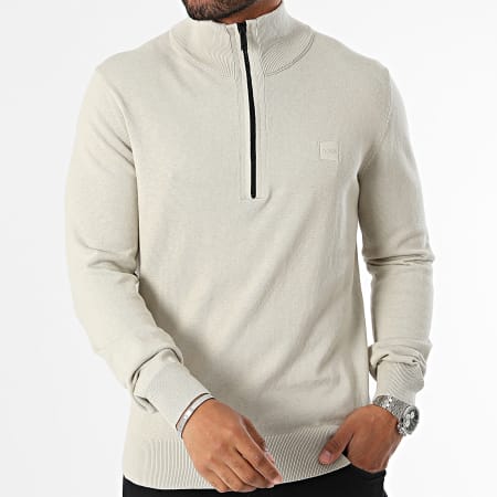 BOSS - Kanobix Sweater met rits 50494387 Beige