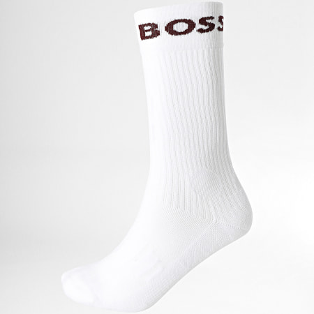 BOSS - Lot De 2 Paires De Chaussettes Sport 50467707 Blanc