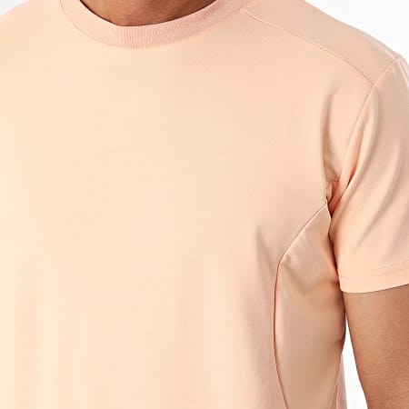 Classic Series - Conjunto de camiseta naranja claro y pantalón corto de jogging