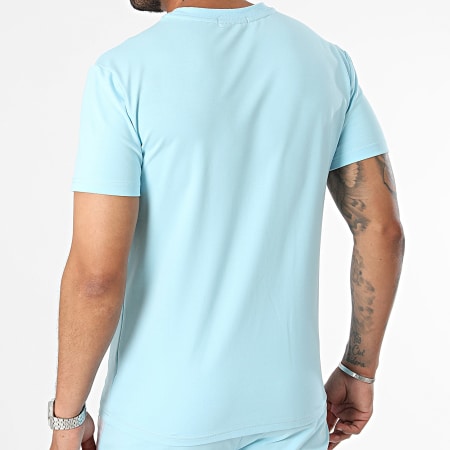 Classic Series - Conjunto de camiseta y pantalón corto azul claro