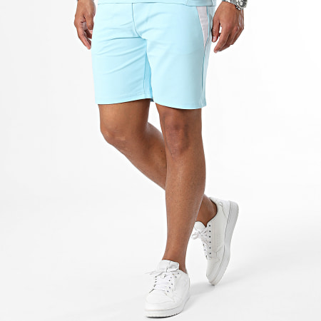 Classic Series - Conjunto de camiseta y pantalón corto azul claro