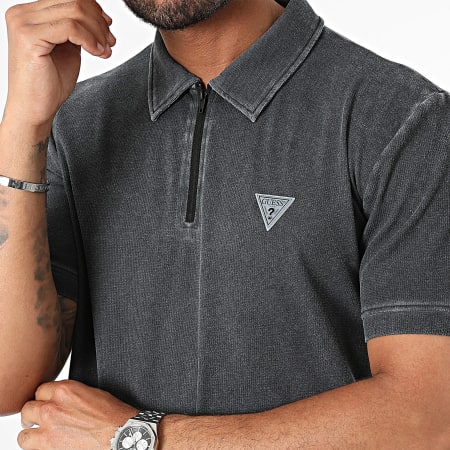 Guess - Polo de manga corta Z4YP00-KCB70 Gris marengo