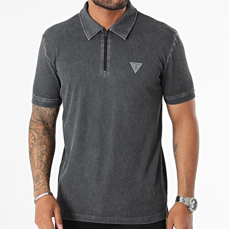 Guess - Polo a maniche corte Z4YP00-KCB70 Grigio antracite