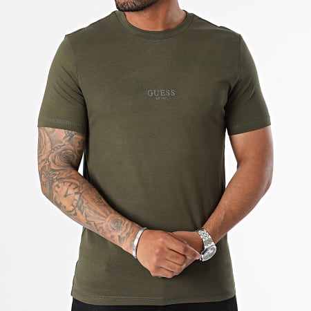 Guess - Camiseta M2YI72-I3Z14 Caqui Verde