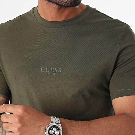 Guess - Camiseta M2YI72-I3Z14 Caqui Verde