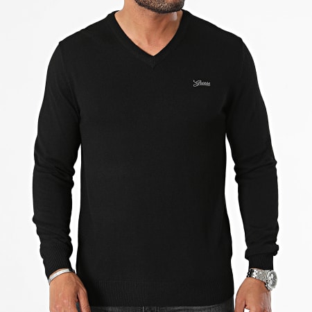 Guess - Pull Col V M4YR01-Z3052 Noir