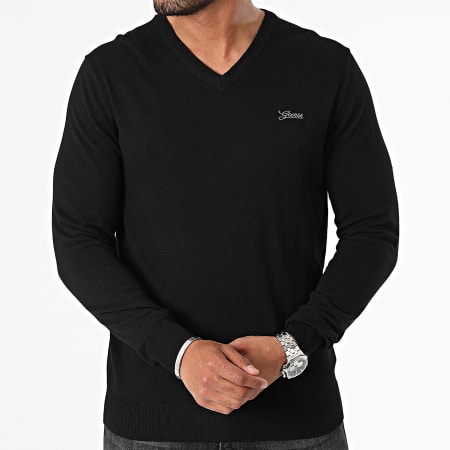 Guess - Pull Col V M4YR01-Z3052 Noir