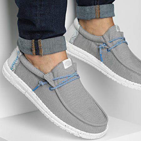 Hey Dude - Mocassins Wally Coastline Grey