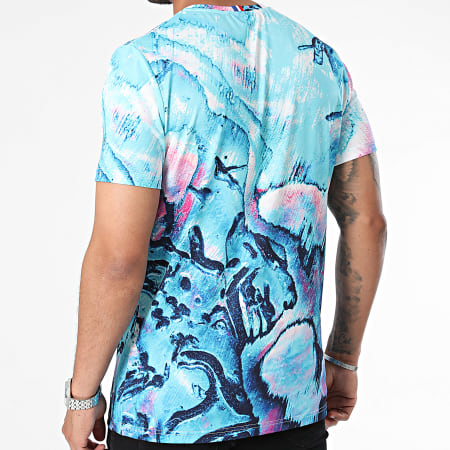 Horspist - Tee Shirt Pataya Bleu Clair Rose