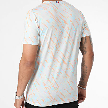 Horspist - Camiseta Amnesia Beige Naranja Celeste