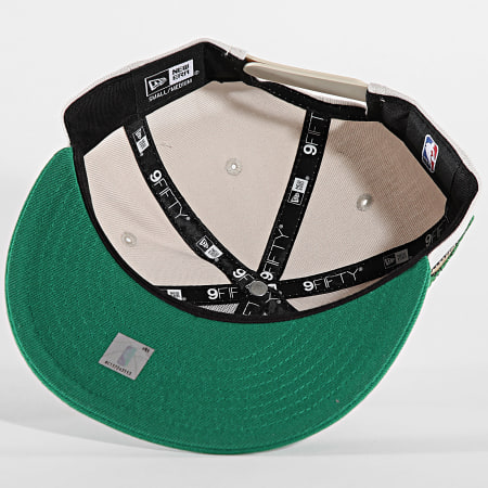 New Era - Boston Celtics 9Fifty floreale Snapback Cap 60503485 Beige Verde