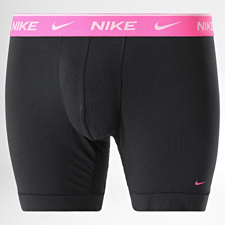 Nike - Set van 3 boxers KE1007 Zwart Groen Roze Koningsblauw