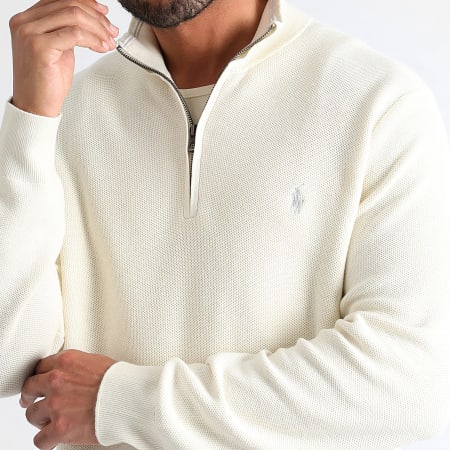 Polo Ralph Lauren - Original Player Felpa beige con collo alto