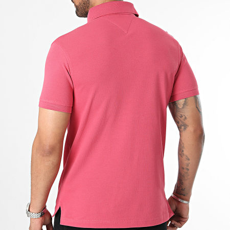 Tommy Hilfiger - Polo Slim a maniche corte 1985 7771 Rosa