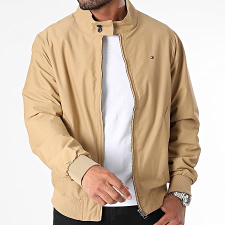 Tommy Hilfiger - Chaqueta con cremallera Harrington Club 5670 Camel