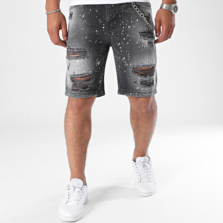 2Y Premium - Grijze Jean Shorts