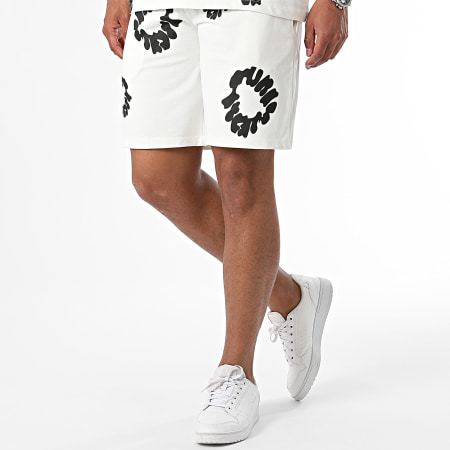 2Y Premium - Set van wit oversized T-shirt en joggingbroek