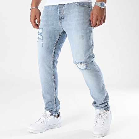 Black Industry - Jeans skinny in denim blu