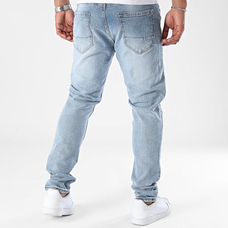 Black Industry - Blauwe denim skinny jeans