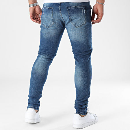 Black Industry - Jeans skinny in denim blu