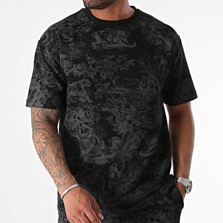 Classic Series - Zwart oversized T-shirt en Cargo Short Set