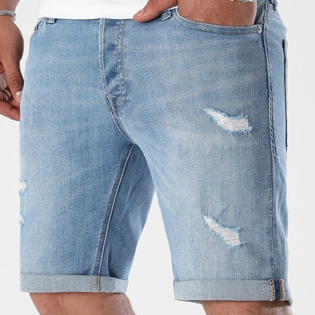 Jack And Jones - Short Jean Rick Original Bleu Denim