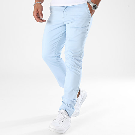 Jack And Jones - Pantalones chinos Marco Bowie Slim Azul claro