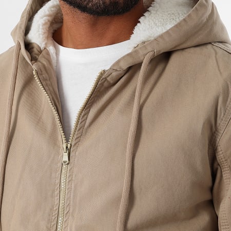 LBO - Sherpa 3262 Beige Hooded Jacket