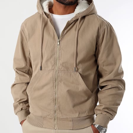 LBO - Sherpa 3262 Beige Hooded Jacket